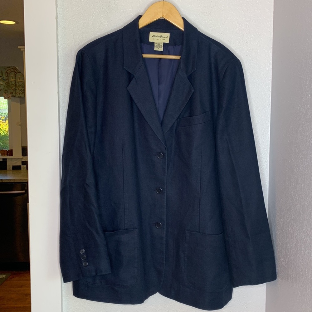 Eddie Bauer Navy Men's Blazer Sport Coat